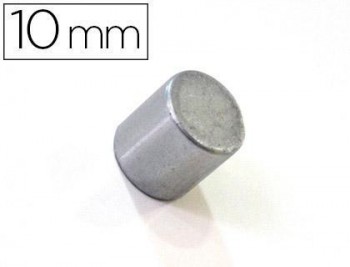 Imanes extrafuertes bi-office sujecion ideal para pizarra magneticas 10 mm plateados blister de 2 im