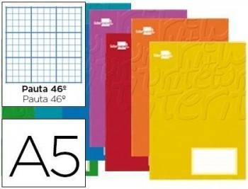 Libreta liderpapel write a5 32 hojas 60 g/m2 rayado nº 46 colores surtidos