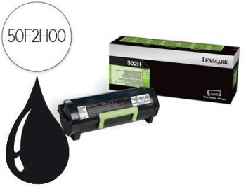 Toner lexmark ms310d/410d ms310dn/410dn/510dn/610dn ms610de ss610dte negro retornable 5000 pag alta