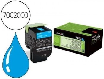 Toner lexmark cian retornable 1000 pag ms310d/410d ms310dn/410dn/510dn 410dtn