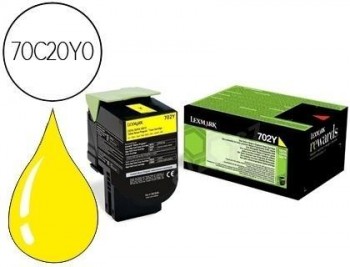 Toner lexmark amarillo retornable 1000 pag ms310d/410d ms310dn/410dn/510dn 410dtn