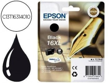 Ink-jet epson 16xl wf2010w wf2510wf wf2520nf wf2530wf wf2540wf negro 500 pag