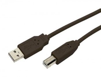 Cable usb 2.0 mediarange para impresora tipo a-b longitud 3 mt color negro