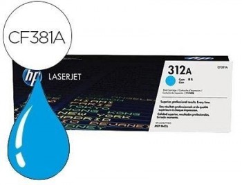 Toner hp 312a laserjet pro mfp m476 cian -2.700 pag-