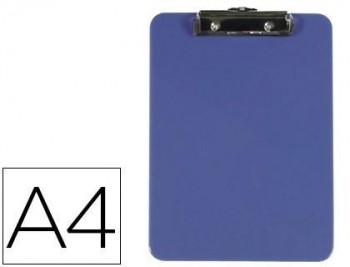 Portanotas q-connect Plástico DIN A4 Azul 3 mm