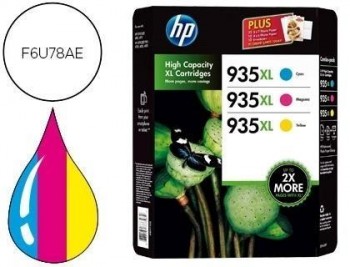 Ink-jet hp 935xl 6230 / 6830 pack multicolor 1.200 pag