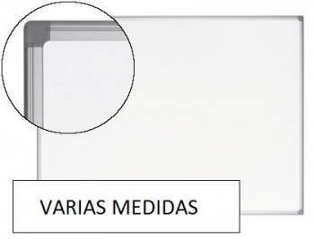 Pizarra blanca bi-office earth-it MAGNÉTICA de acero vitrificado marco de aluminio VARIAS MEDIDAS