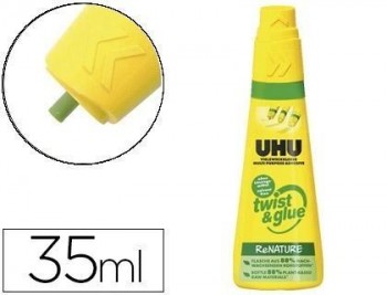 Pegamento uhu universal twist&glue 35 ml sin disolvente unidad