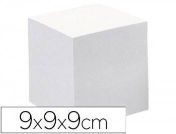 Taco papel quo vadis encolado blanco 680 hojas 100% reciclado 90 g/m2 90x90x90 mm