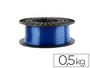 Filamento 3d colido gold translucido x pla 1,75 mm 0,5 kg azul