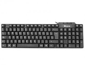 Teclado ngs funky con cable conexion usb funcion plug&play 104 teclas