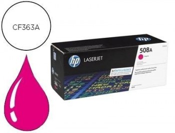 Toner hp 508a laserjet enterprise m552/553/577 magenta 5.000 pag