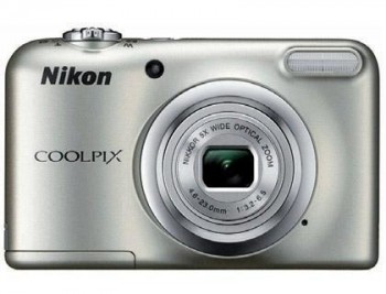 Camara digital nikon coolpix a10 plata 16.1 mpx zoom optico 5x graba video hd 720p 2 pilas aa con fu