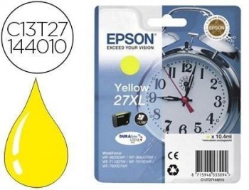 Ink-jet epson 27xl wf 3620 / 7110 / 7610 / 7620 amarillo 1.100 pag