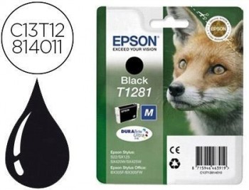 Ink-jet epson t1281 stylus s22 / sx125 negro -170 pag-