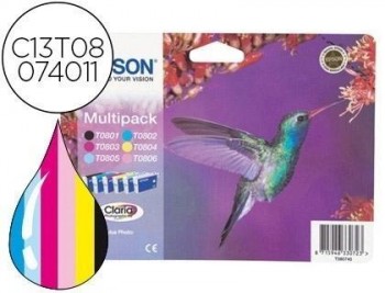 Ink-jet epson t0807 stylus photo r265 / 285 pack multicolor