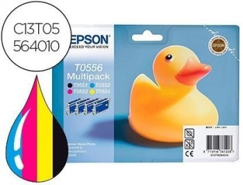 Ink-jet epson t0556 stylus photo rx420 pack multicolor