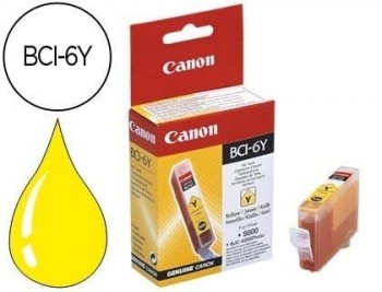 Ink-jet canon bci-6y amarillo original para canon s800/900 s9000