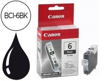 Ink-jet canon bci-6bk negro original para canon s800/900 s9000