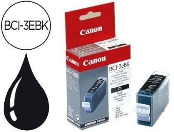 Ink-jet canon bci-3ebk negro bjc3000 6x00,s400 450 500 520 530 600 630 750 4500 mp780 750mpc400 600 