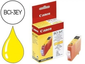 Ink-jet canon bci-3ey amarillo bjc300 6x00 s400-x 450 500 520-x 530d 600 630 750 4500 i550 850 6100 