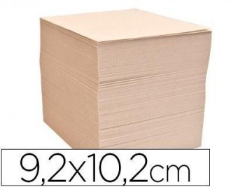 Taco liderpapel reciclado 92 x 102 mm crema